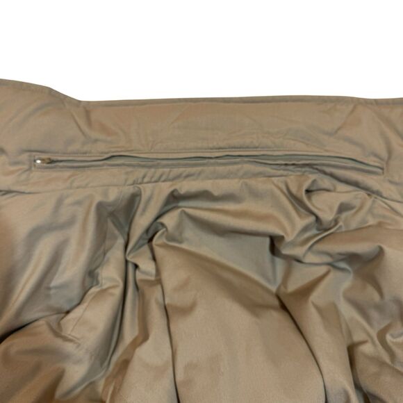 Vintage 1980s London Fog Parka 40R Big Ben Zipper Quilted Hooded Made in Korea - Picture 9 of 16